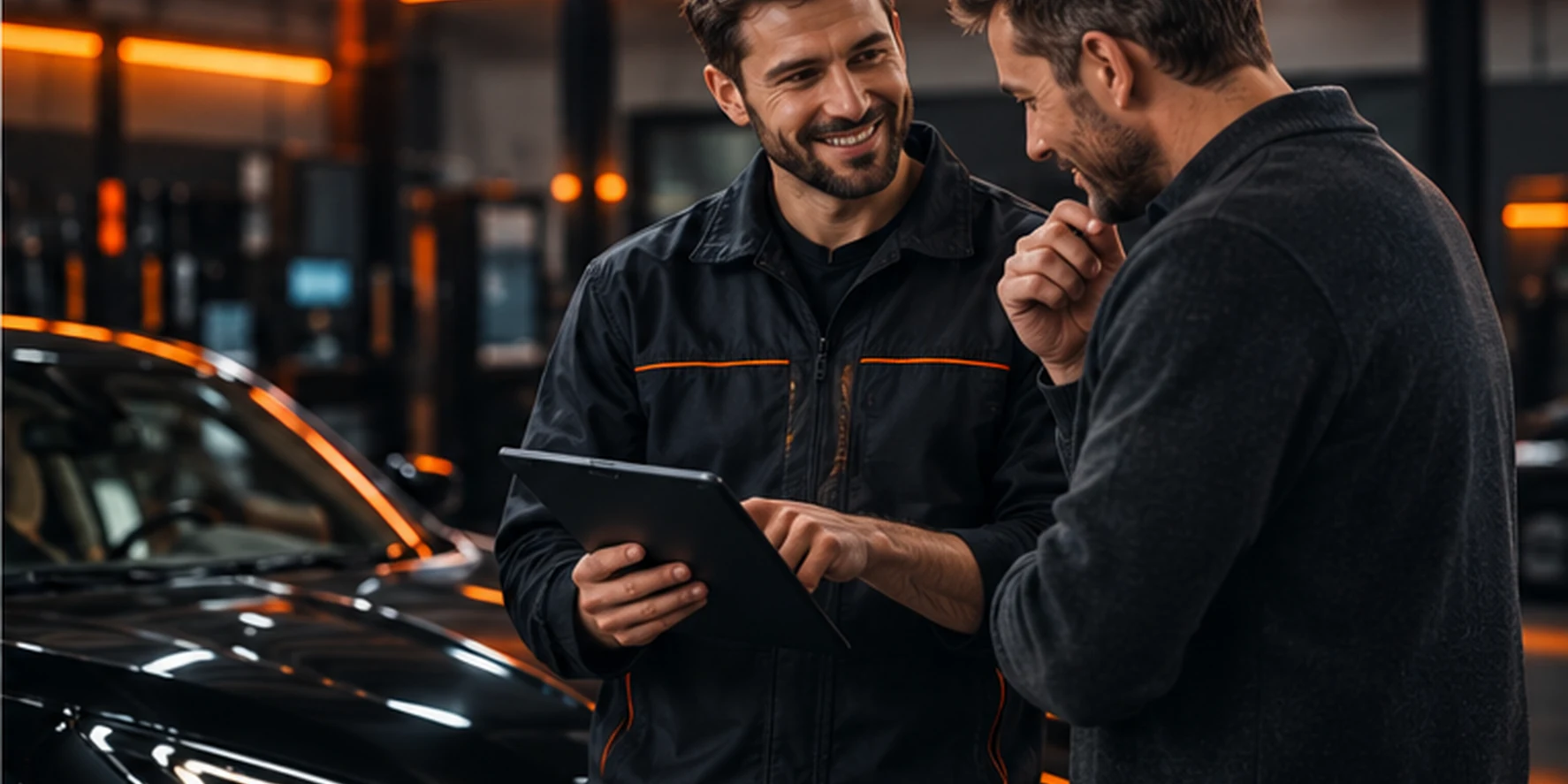 Professionnel de l’automobile accompagné dans la préparation et l’utilisation d’un fichier Stage 1