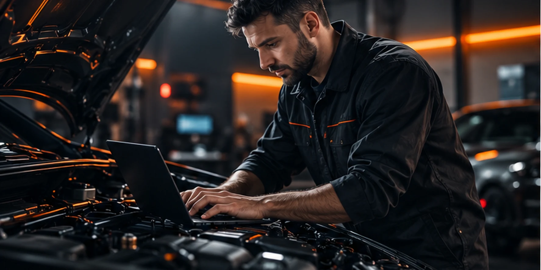 Technicien mesurant les gains de puissance et de couple après installation d’un fichier Stage 1