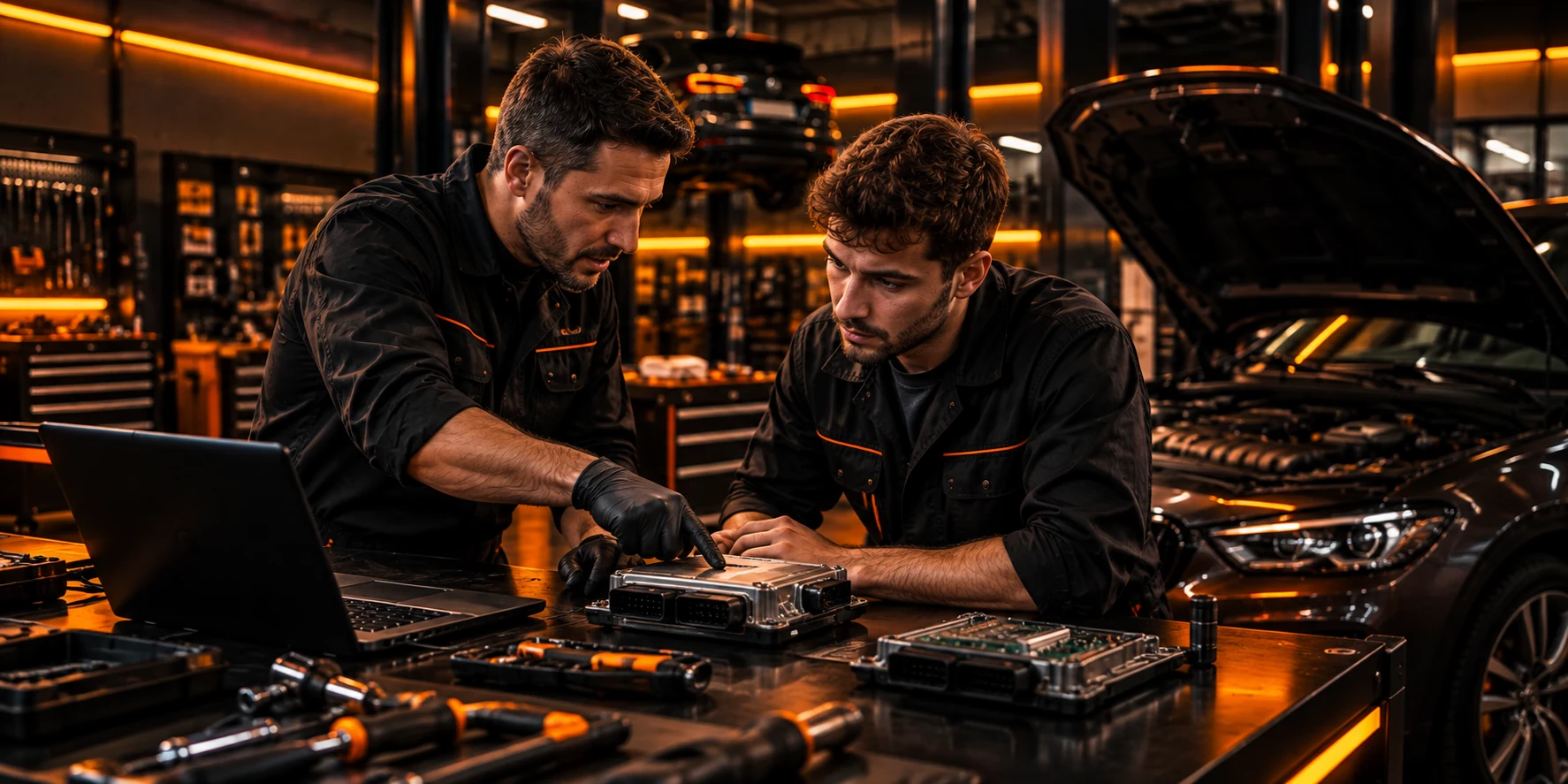 Formation pratique à la lecture et à l’écriture d’un calculateur automobile pour un professionnel partenaire